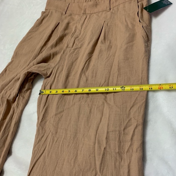 Wild Fable Women's Wide Leg Pants Brown Tan Casual Work Pockets Size L NWT - Picture 9 of 10
